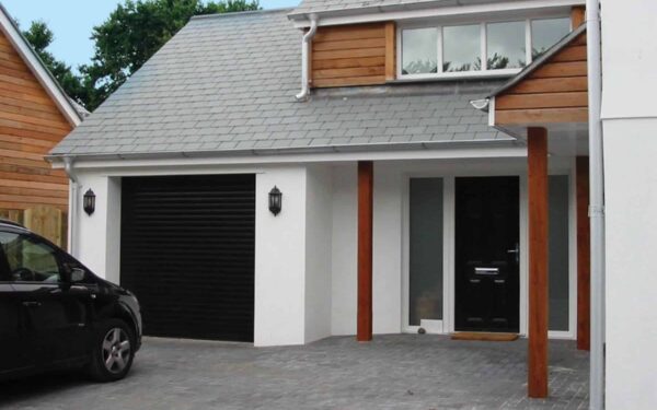 entrance door and matching garage door